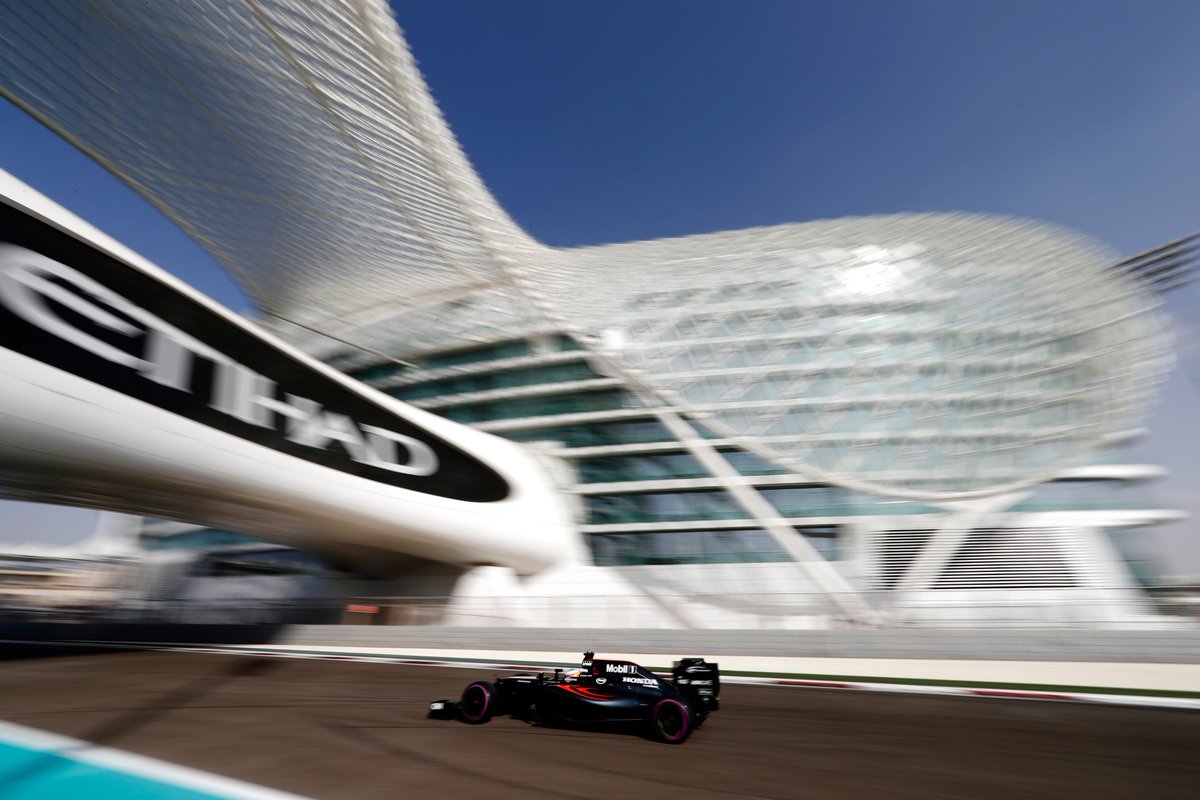 【P3速報】大接戦、マクラーレン・ホンダQ3進出なるか／F1最終戦アブダビGP