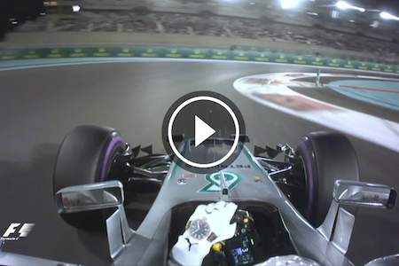 【車載映像】勝つしかないハミルトンのポールポジションラップ／F1最終戦アブダビGP予選
