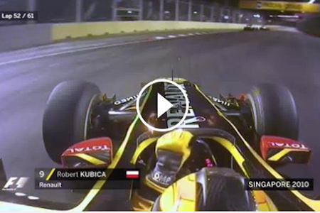 元F1ロバート・クビサ、32歳のバースデー　鋭いオーバーテイクショー動画
