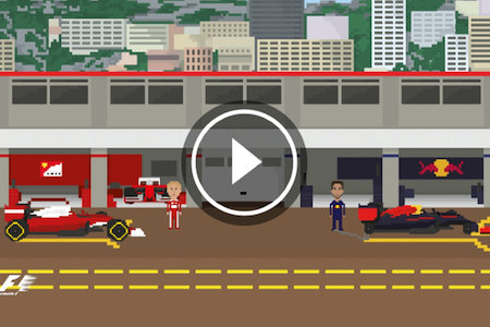 【動画】2016年F1を懐かしい『8ビット』ゲームで振り返る動画