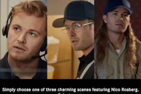 【動画】メルセデスのXmas短編動画、ニコ・ロズベルグが3役で出演　小さな恋人達の運命を握る