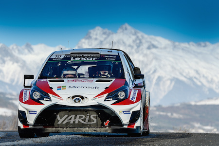 【WRC】トヨタ復帰、第1戦ラリー・モンテカルロのシェイクダウンで好感触