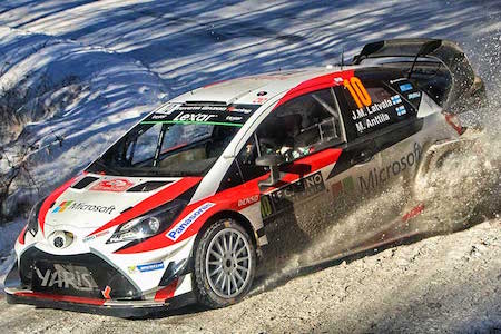 【WRC】トヨタのラトバラ、総合4位に浮上／WRC第1戦ラリー・モンテカルロ デイ2