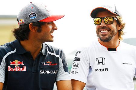 サインツ「アロンソは2018年以降もF1を続けるだろう」