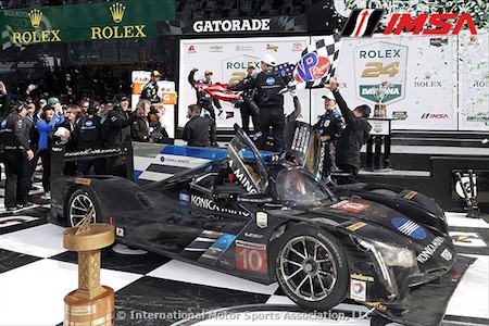 デイトナ24時間、14年ぶりの参戦キャデラック優勝　日産、マツダ、NSX、レクサスも参戦