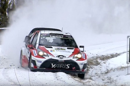 【WRC動画】トヨタのラトバラ2位キープ　デイ3ハイライト映像／第2戦ラリー・スウェーデン
