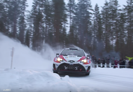 【WRC動画】トヨタのラトバラ、総合首位で最終ステージへ／第2戦ラリー・スウェーデン