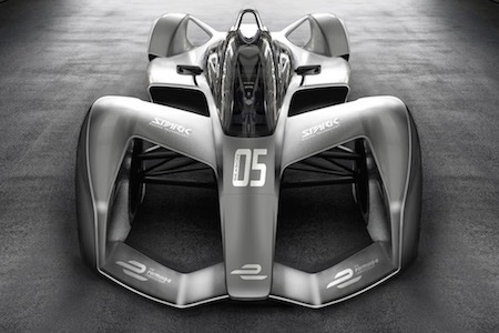 未来感たっぷり！フォーミュラEの新モデルは車両交換なしで頭部保護はキャノピー