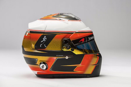 【マクラーレン・ホンダ】ストフェル・バンドーン、新ヘルメットはアライ製からBELL製