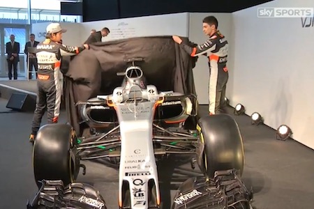 【新車発表】フォース・インディア『VJM10』デビュー･･･ノーズに最大級の突起