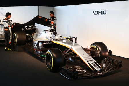 【新車発表・画像追加26枚】フォース・インディア、2017年の新車『VJM10』を発表