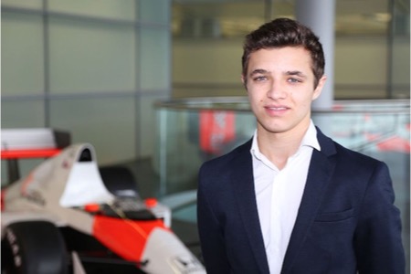 【マクラーレン・ホンダ】若手プログラムに3シリーズを制した17歳のランド・ノリスが加入