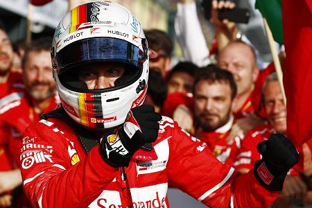 ベッテル、フェラーリに優勝をもたらし感謝「まずは一歩を踏み出すことができた。グラッツェ！」