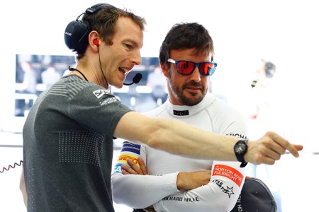 【P1セクタースピード】アロンソ5番手！／F1バーレーンGPフリー走行1回目