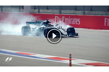 【動画】F1ロシアGP FP2ダイジェスト　速いフェラーリ、滑りやすい路面で1-2