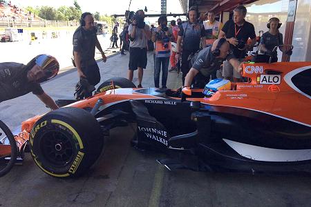 【P2レポート】フェラーリがタイム差を縮める　アロンソは悔しい最下位･･･／F1スペインGP