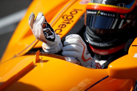 【インディ500】アロンソ、3日目を総合4位で終える！