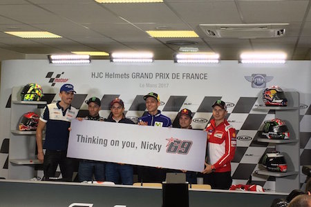 【事故】ニッキー・ヘイデンの回復を願う声、2輪界から続々