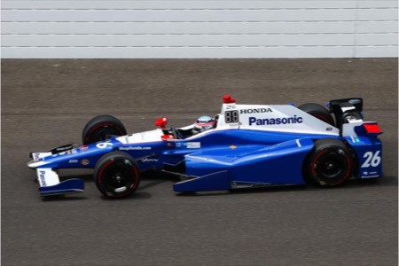 【インディ500予選1】佐藤琢磨トップスピード！現在1位