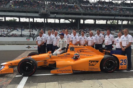 【インディ500予選1】佐藤琢磨とアロンソ、ファスト9決定！ポールポジション争いへ