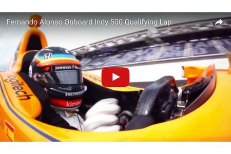 【車載映像：インディ500予選】フェルナンド・アロンソ「驚き、達成感、喜び」ブースト圧トラブルも初予選で5位を獲得