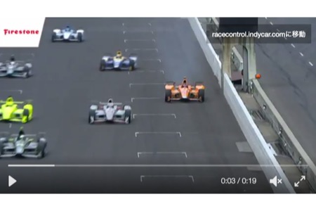 【動画：インディ500速報】フェルナンド・アロンソ、トップ争いもホンダエンジンブロー！初挑戦はリタイア･･･