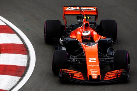 【マクラーレン・ホンダ】バンドーン「クルマはまずまず、MGU-Hの不具合で終了した」／F1カナダGP初日