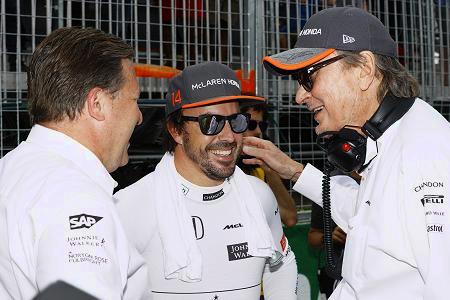 【マクラーレン】ザック・ブラウン「アロンソとの関係悪化はない」