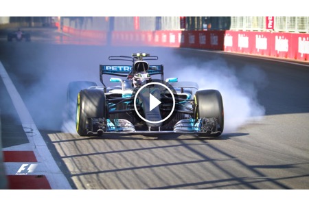 【P2動画】上位勢もスピン、接触相次ぐ･･･フリー走行2回目ハイライト映像／F1アゼルバイジャンGP