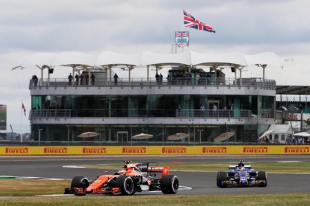 【P1結果】マクラーレン・ホンダ、トップ10／F1第10戦イギリスGPフリー走行1回目