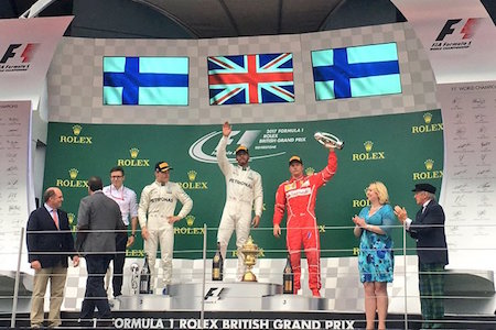 【ポイントランキング】ベッテルとハミルトン、1ポイント差に／F1第10戦イギリスGP終了後