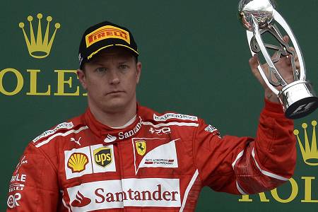 キミ・ライコネン「何の前触れもなくタイヤが壊れた」