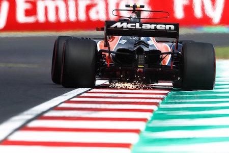 【P1結果】マクラーレン・ホンダ好発進／F1第11戦ハンガリーGPフリー走行1回目