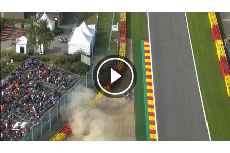 【動画】フェリペ・マッサ、スパでクラッシュ第1号