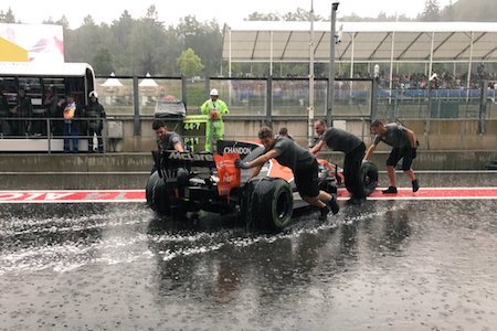 【P2速報】セッティング変更のアロンソ、タイム伸ばす／F1第12戦ベルギーGPフリー走行2回目