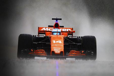【P2レポート】アロンソ、タイムアップもマクラーレン・ホンダは連続トップ10ならず／F1ベルギーGP