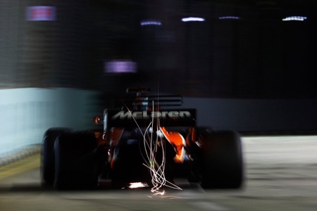 【P2結果】マクラーレン・ホンダ好調キープ／F1シンガポールGPフリー走行2回目の結果