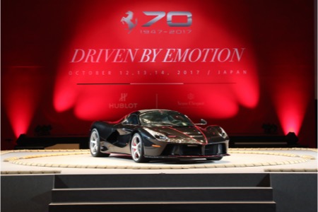 【画像】フェラーリ、創立70周年記念モデル「LaFerrari Aperta」日本初お披露目