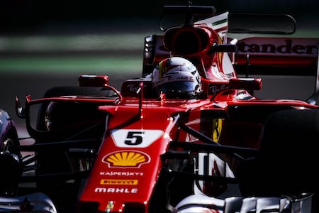 【予選Q3速報】ベッテル、大逆転の「“ポ、ポ、ポ、ポ･･･”ポールポジション！」／F1メキシコGP予選