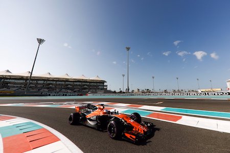 【P3速報】マクラーレン・ホンダ、“4番目”のチーム／F1最終戦アブダビGPフリー走行3回目