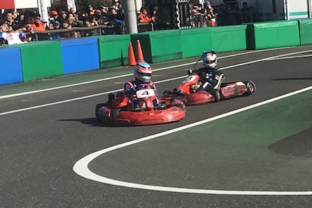 【ホンダサンクスデー】佐藤琢磨、カートバトルで最後尾から追い上げ3位フィニッシュ