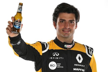 ルノー、スペインのビールメーカーとの関係を強化　カルロス・サインツ効果で財政面を強化