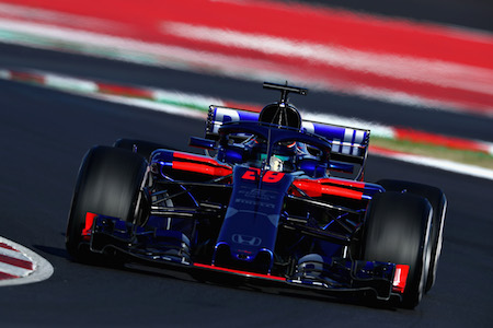 【動画】トロロッソ・ホンダ、最終日も“快音”で走行を続ける　マクラーレン・ルノーもコースイン