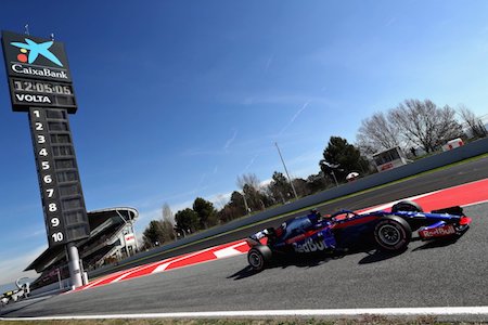 【F1テスト計8日間：全チーム周回数と走行距離】トロロッソ・ホンダは3番目の走行距離、信頼性の高さを証明