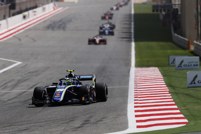 【F2】牧野任祐、衝突されバースト「パンクしたまま1周走ることに･･･8位以内は行けた」