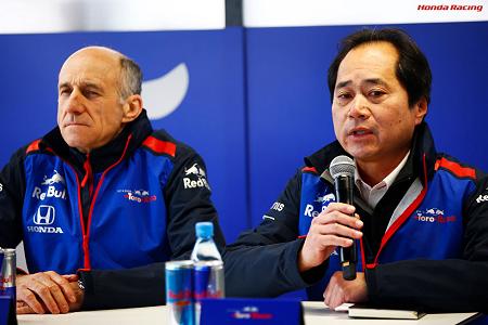 【ホンダF1】レッドブルとの将来については語らず「今はトロロッソとのパートナーシップに集中」