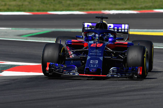 【トロロッソ・ホンダ】ハートレー「タイヤを芝生に2cm落としてスピンした。ポイントを目指す」