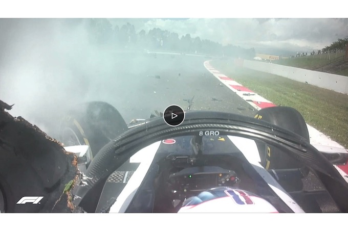 【動画】グロージャンのスピンにヒュルケンベルグとガスリーが巻き込まれる