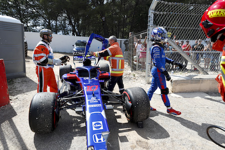 【トロロッソ・ホンダ】ガスリー「母国GPでフランス人の同士討ち･･･受け入れがたい結果だ」