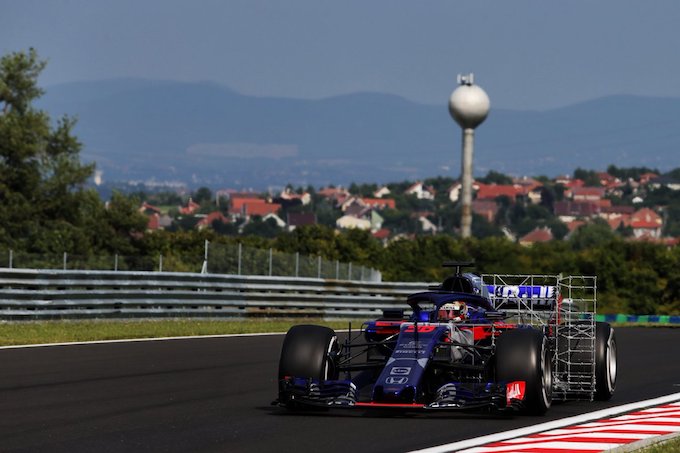【F1テスト2日目】トロロッソ・ホンダは3人が走行　メルセデスのラッセルがコースレコードを塗り替える